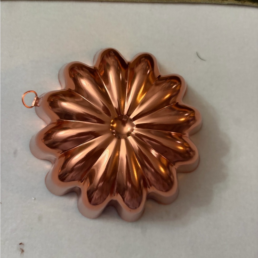 Copper Floral Wall Decor